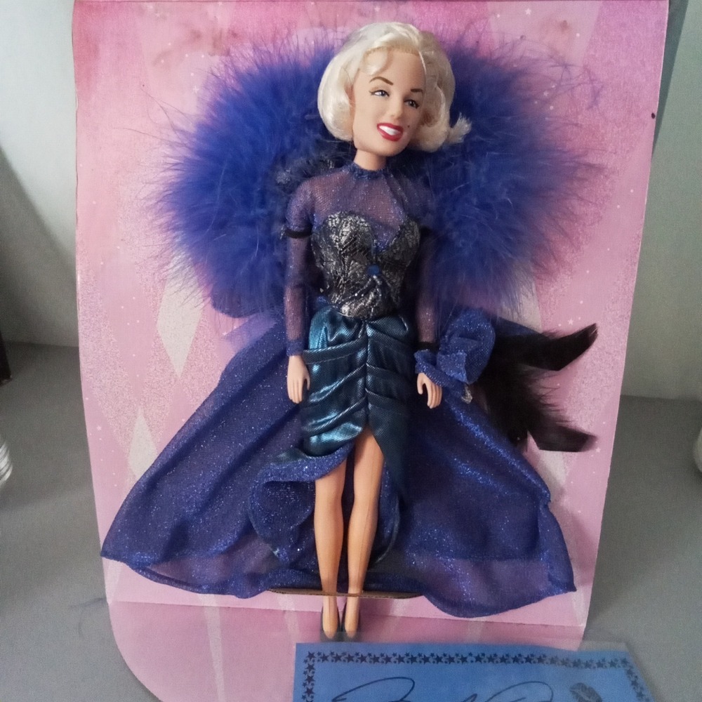 DSI Marilyn Monroe Spectacular Showgirl Doll Collector Series Blue Gown COA